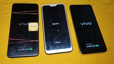 Vivo V15 Pro Vs Redmi 6 Pro Vs Vivo V9 Reboot Speed Test Vivo Redmi