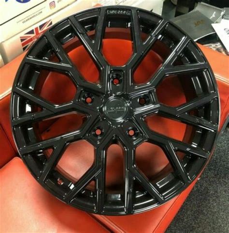 20 Velare Vlr T Alloy Wheels Diamond Black Fit Vw Transporter T5 T6