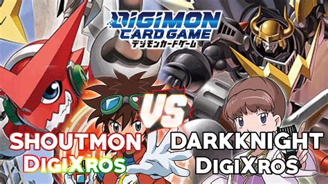 Bt Digixrosing Shoutmon Digixros Vs Darkknightmon Digixros