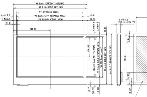 NEC 4 1 Inch 800x480 LTPS TFT LCD Displays Module 16 7M Color