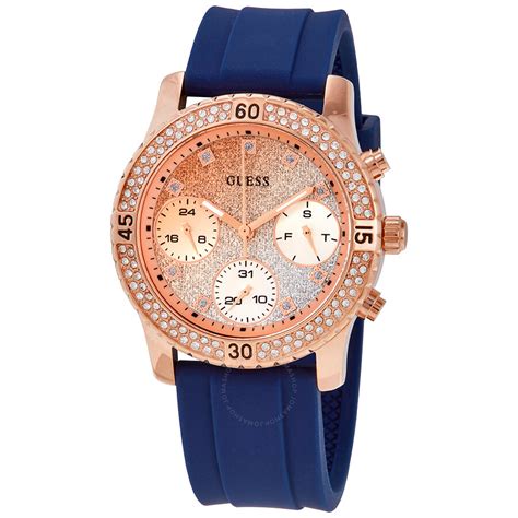 Guess Confetti Confetti Glitter Dial Ladies Watch W1098l6 Watches