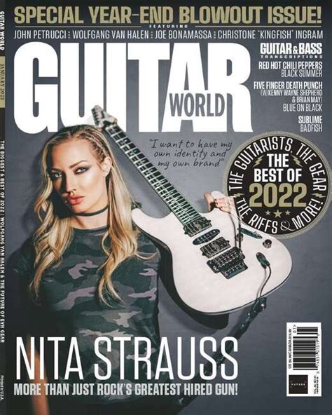 Buy Guitar World Nita Strauss Cover From Magazinesdirect