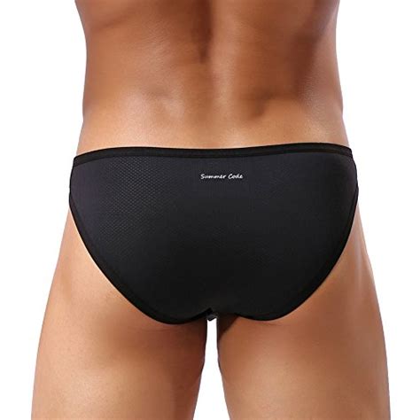 Summer Code Mens Sexy Micro Mesh Briefs Soft Breathable Bulge Pouch