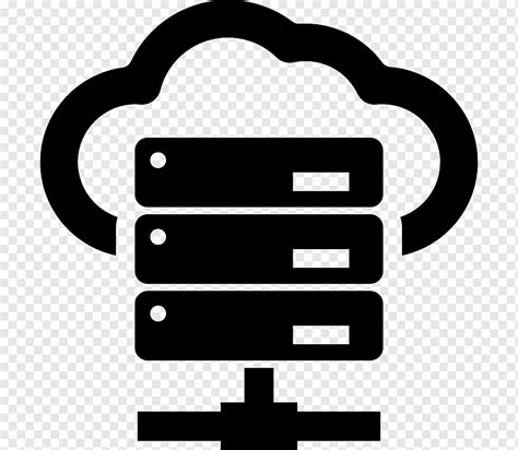 Servicio de alojamiento web computación en la nube iconos de