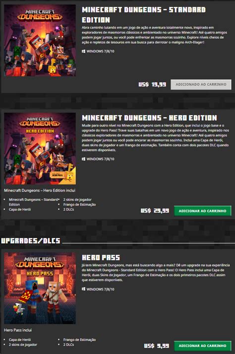 Minecraft dungeons hero edition - acetoadvanced