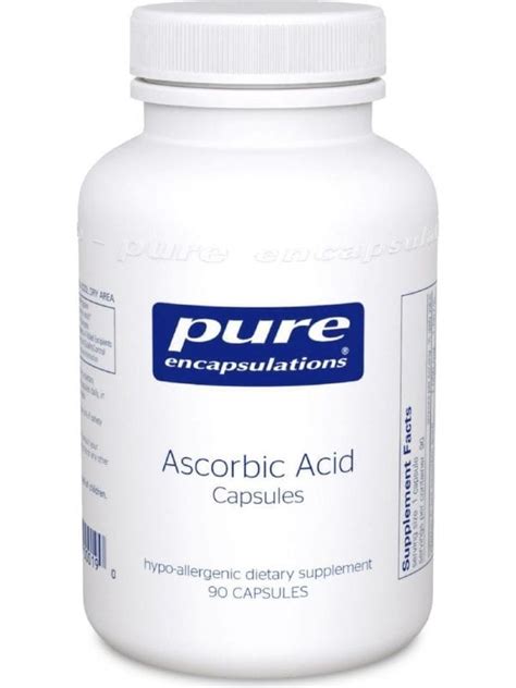 Ascorbic Acid Capsules (90 count) – Hormonify