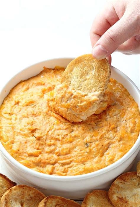 Easy Buffalo Chicken Dip With Cream Cheese Ranch Dressing Sour Cream