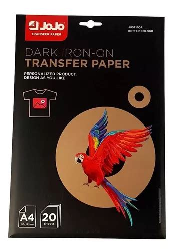 Papel Transfer Dark Bright Tecido Algodão Escuro 05 Folhas