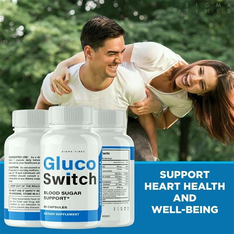 Pack Gluco Switch Capsules Blood Sugar Supplement Support Ebay