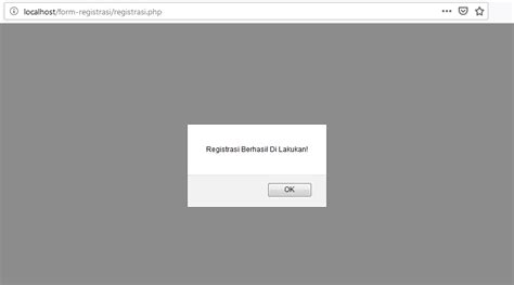 Membuat Form Pendaftaran Registrasi Dengan Php Mysql Tutorial