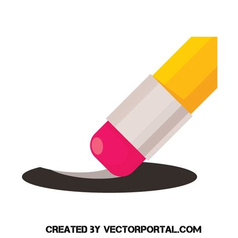 Pencil Eraser Royalty Free Stock Svg Vector And Clip Art