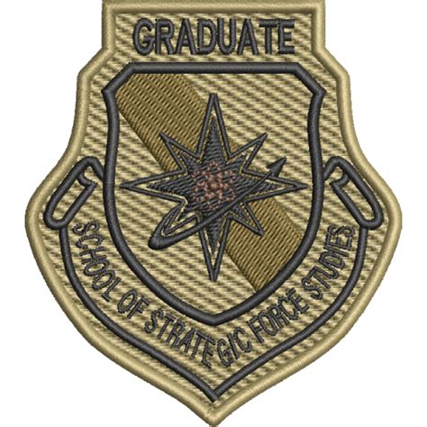 School Of Strategic Force Studies Graduate Morale Patch