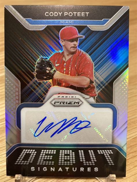 Yahoo Cody Poteet Panini Prizm Debut Signature