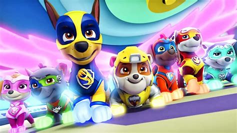 Paw Patrol Mission Paw Mighty Pups Rescue Team Rubble Skye Training Day Ep 14 Youtube