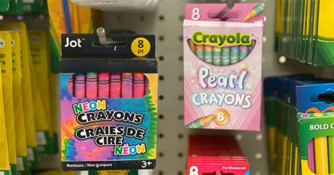 Crayola Crayons 8 Count Packs Only 1 At Dollar Tree Pearl Metallic