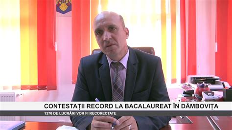 Contestații record la bacalaureat în Dâmbovița columnatv ro YouTube