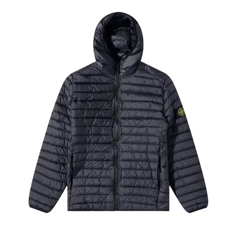 Stone Island Light Puffer Packable Jacket Navy Blue Editorialist