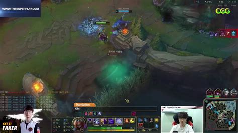 Skt T Faker Stream Zed Mid Lane Lose Youtube