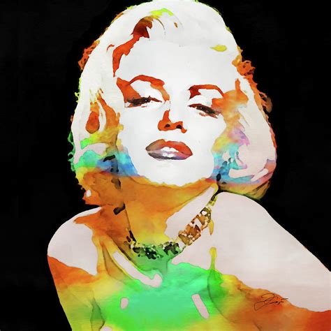 Marilyn Monroe Digital Art By Jerzy Czyz Fine Art America