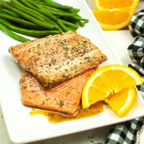 Honey Orange Glazed Salmon Air Fryer Stove Top A Reinvented Mom