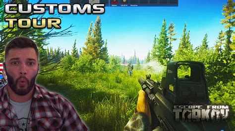 Customs Tour Full Raid Escape From Tarkov Youtube