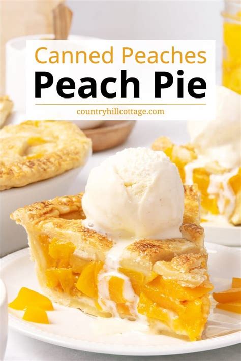 Canned Peach Pie Recipe Peach Pie Recipes Peach Pie Easy Peach Pie