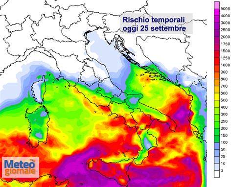 Temporali Pi Forti Oggi Ecco Quali Zone Pi A Rischio Fenomeni