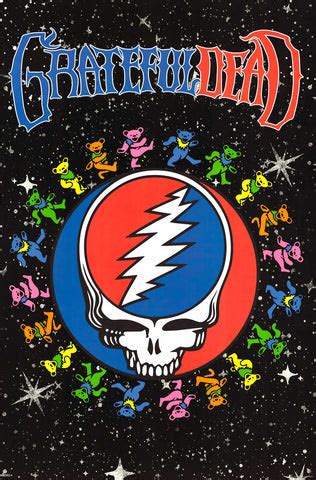 Poster: Grateful Dead - Bears & Logo (24"x36") – BananaRoad