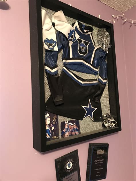 Cheer Uniform Display Box Cheer Uniform Shadow Box Cheer Uniform