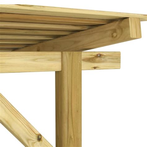 Abri De Stockage Du Bois De Chauffage Bois De Pin Impr Gn Fsc