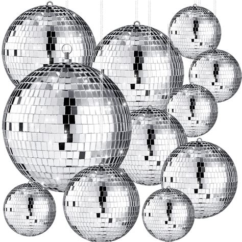 Libima 12 Pack Disco Ball Bulk Large Hanging Disco Ball