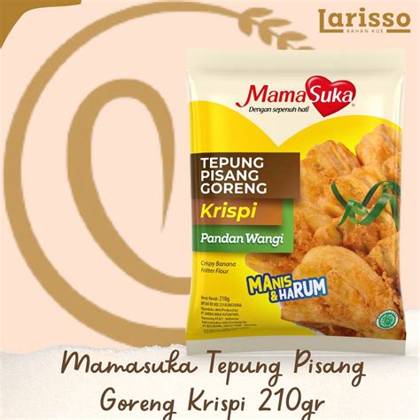 Jual Mamasuka Tepung Pisang Goreng Pandan Wangi Gr Shopee Indonesia