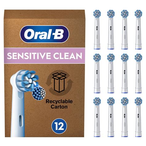 Oral B Sensitive Clean Toothbrush Heads 12 Pack Oral B Uk