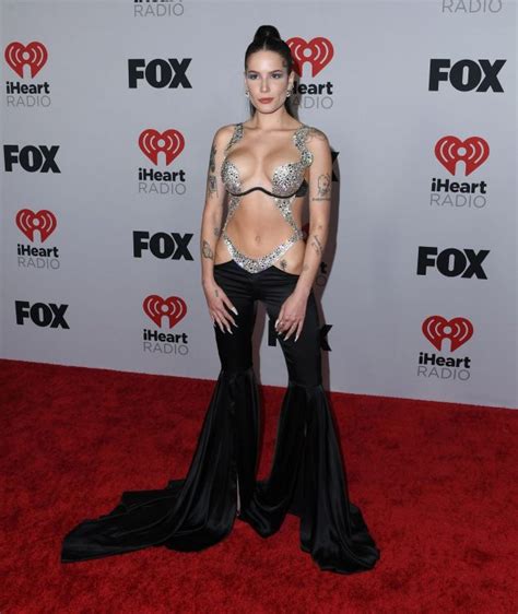 Halsey Showed Tits And Bared Thighs At Iheart Party 38 Photos Video The Fappening