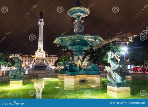 Column Of Pedro Iv Is A Monument To King Peter Iv Of Portugal And