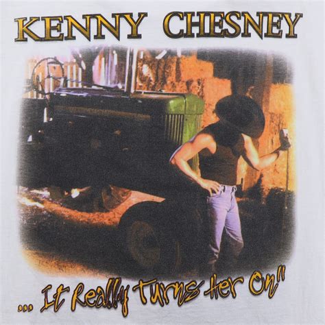 1999 Kenny Chesney She Thinks My Tractors Sexy Shirt Wyco Vintage