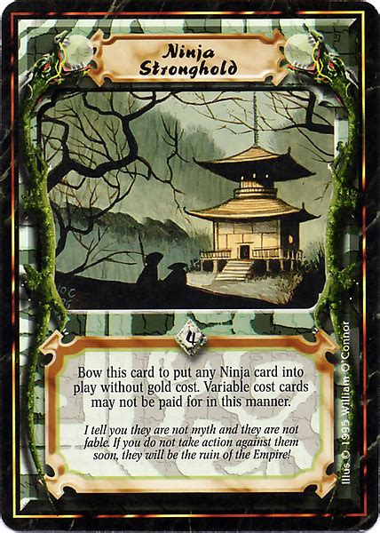 Ninja Stronghold Card L5r Legend Of The Five Rings Wiki Fandom