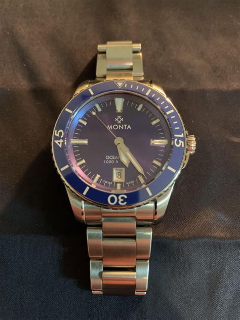 [WTS] Monta Oceanking Blue Dial : r/Watchexchange