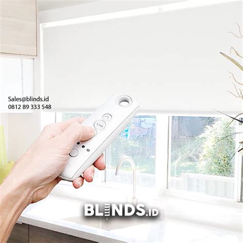 inovasi terbaru tirai roller blinds motorized system blinds jakarta