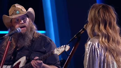 Chris Stapleton & Wife Morgane's CMA Duet Has Fans Swooning