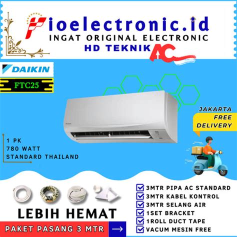 Jual Daikin Rcftc25 Nv14 Ac Split 1 Pk Standard Thailand R32 New Unit Only Jakarta Pusat