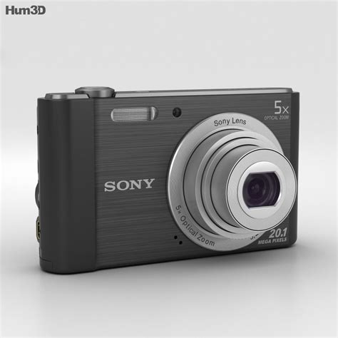 Sony Cyber-shot DSC-W800 Black 3D model - Electronics on Hum3D