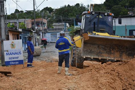 Prefeitura Intensifica Obras De Infraestrutura Na Zona Norte De Manaus