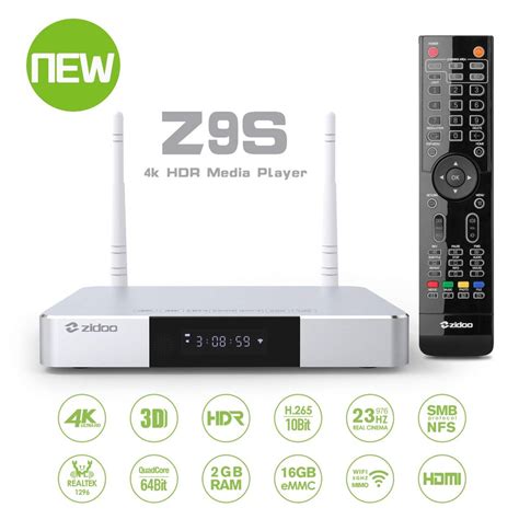 Zidoo Z9s 4k Ultra Hd Media Player