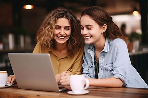 Premium Photo Cheerful Mother And Daughter Enjoying Quality Time