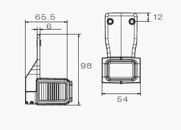 A PiERiNGER 31 3104 087 Superpoint IV LED links Pendelhalter Aspöck