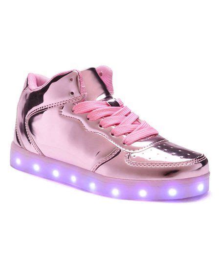 Dream Seek Pink Patent Light Up Hi Top Sneaker Women Zulily Light