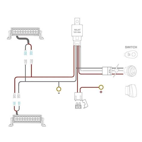 Led Light Bar Wiring Diagram With Switch - Circuit Diagram