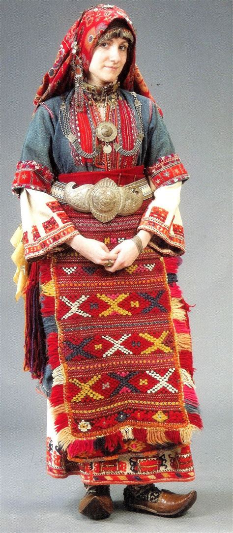 Traditional Bridal Festive Costume From The Pirin Sandanski Area