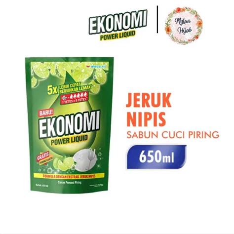 Jual Ekonomi Power Liquid Sabun Cuci Piring Jeruk Nipis Siwak Jeruk